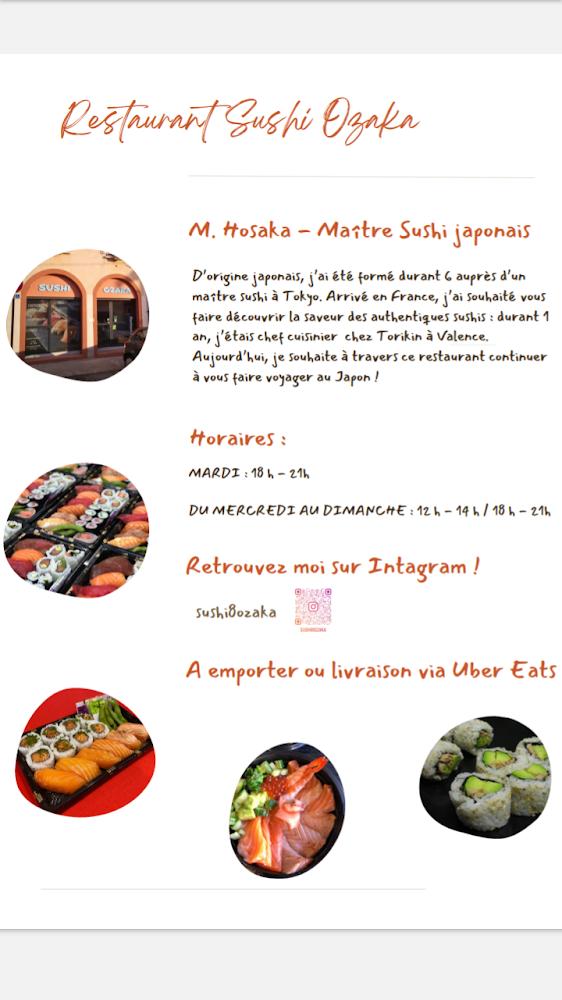 SUSHI OZAKA - Menu Image 2